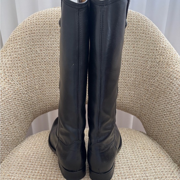 Frye Melissa Tall Riding Boot, Black Leather, Size 7.5 - Picture 5 of 10
